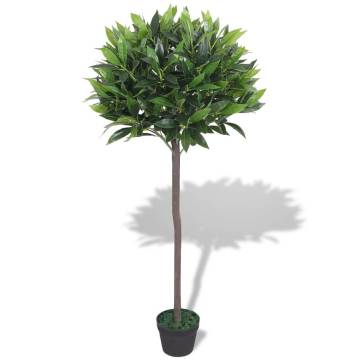 Lifelike 125 cm Artificial Bay Tree Plant with Pot - Hipomarket