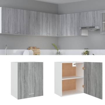 Hanging Cabinet Grey Sonoma 50x31x60 cm | Optimise Kitchen Space