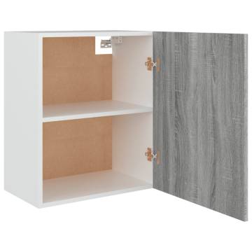 Hanging Cabinet Grey Sonoma 50x31x60 cm | Optimise Kitchen Space