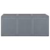 Garden Storage Box Grey PP Rattan 270 L | Hipomarket UK