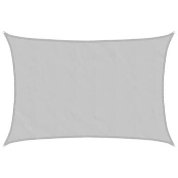 Light Grey Sun Shade Sail 2.5x2m | 100% Polyester Oxford