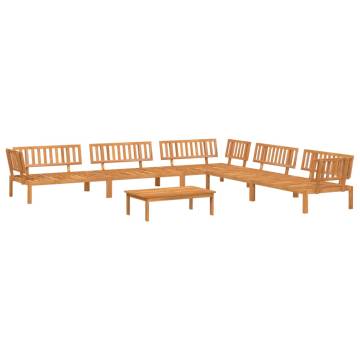 6 Piece Garden Pallet Sofa Set - Solid Acacia Wood