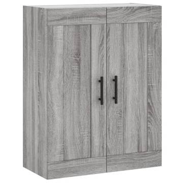 Highboard Grey Sonoma - Elegant Engineered Wood Storage | HiPoMarket