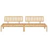 Garden Pallet Middle Sofas - Solid Acacia Wood - 2 pcs