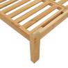 Garden Pallet Middle Sofas - Solid Acacia Wood - 2 pcs