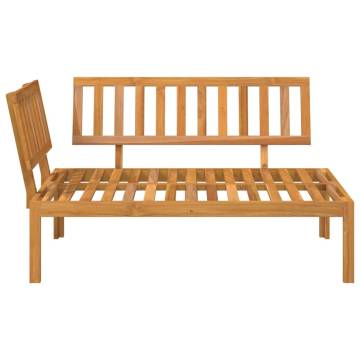 Garden Pallet Corner Sofa - Solid Wood Acacia | HipoMarket