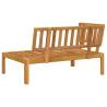 Garden Pallet Corner Sofa - Solid Wood Acacia | HipoMarket