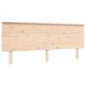 Wooden Bed Frame with Headboard 200x200 cm - Solid Pine