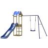 Outdoor Playset for Kids - Impregnated Wooden Pine Frame