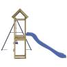 Outdoor Playset for Kids - Impregnated Wooden Pine Frame