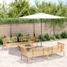 5 Piece Garden Pallet Sofa Set Solid Wood Acacia Colour brown Quantity in Package 1 Model 4x corner + table Wood colour light brown 