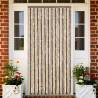 Fly Curtain Dark Brown & Beige 100x220 cm - Chenille