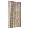 Fly Curtain Dark Brown & Beige 100x220 cm - Chenille