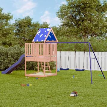 Outdoor Playset Solid Wood Douglas | Safe & Fun for Kids