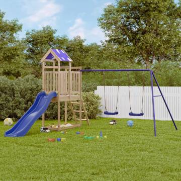 Outdoor Playset for Fun & Adventure - Impregnated Pine Wood