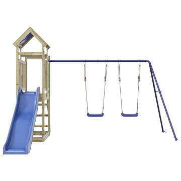 Outdoor Playset for Fun & Adventure - Impregnated Pine Wood