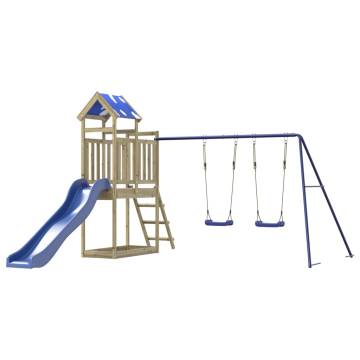 Outdoor Playset for Fun & Adventure - Impregnated Pine Wood