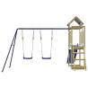 Outdoor Playset for Fun & Adventure - Impregnated Pine Wood