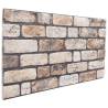 3D Wall Panels - Light Brown EPS - 10 pcs - 100x50 cm