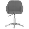 Swivel Office Chair Light Grey Fabric | Hipo Market