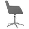 Swivel Office Chair Light Grey Fabric | Hipo Market