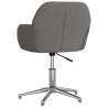 Swivel Office Chair Light Grey Fabric | Hipo Market