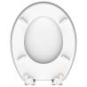 SCHÜTTE High Gloss Soft-Close Toilet Seat - Grey MDF