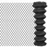 Chain Link Fence Steel 25x1.25 m Grey Colour grey Quantity in Package 1 Length 25 m Height 1.25 m 