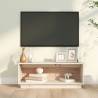 Elegant Solid Wood Pine TV Cabinet - 90x35x35 cm