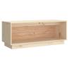 Elegant Solid Wood Pine TV Cabinet - 90x35x35 cm