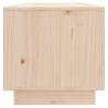 Elegant Solid Wood Pine TV Cabinet - 90x35x35 cm