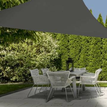 ProGarden 3.6x3.6m Grey Triangle Shade Cloth | Premium Sun Protection