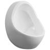 Wall Hung Urinal with Flush Valve - Premium Ceramic White