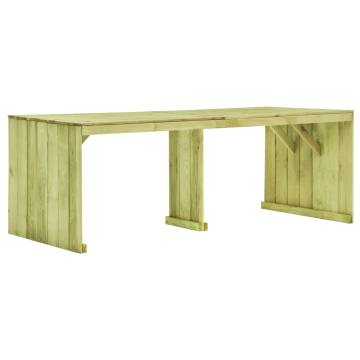 Garden Table 220x101.5 cm - Durable Impregnated Pinewood