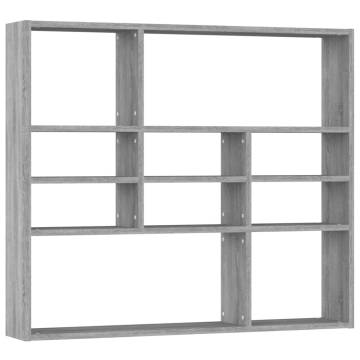 Grey Sonoma Wall Shelf - Stylish Storage Solution | HipoMarket