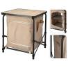 Redcliffs Camping Table with Cupboard Beige - Practical & Lightweight