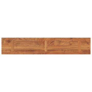 Rectangular Solid Wood Acacia Table Top - 180x20 cm