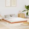 Wax Brown Bed Frame 160x200 cm - Solid Pine Wood