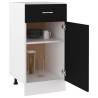 Drawer Bottom Cabinet Black 40x46x81.5 cm | Hipomarket UK