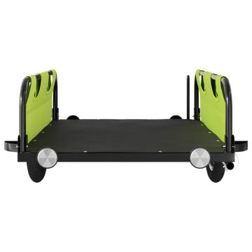 Bike Trailer - Green Oxford Fabric & Iron | HipoMarket UK