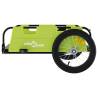 Bike Trailer - Green Oxford Fabric & Iron | HipoMarket UK