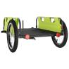 Bike Trailer - Green Oxford Fabric & Iron | HipoMarket UK