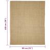 Sisal Rug for Scratching Post 80x100 cm - Durable & Versatile