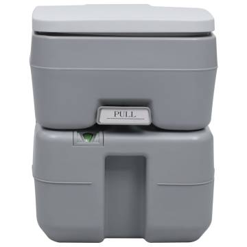 Portable Camping Toilet Grey 20+10 L - Comfort Anywhere