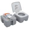 Portable Camping Toilet Grey 20+10 L - Comfort Anywhere