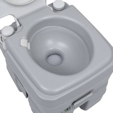 Portable Camping Toilet Grey 20+10 L - Comfort Anywhere