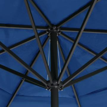 Outdoor Parasol with Aluminium Pole 500 cm - Azure Blue