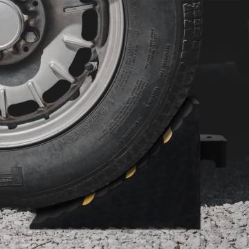 Wheel Chocks 2 pcs - Safe & Durable Rubber Stoppers | HipoMarket