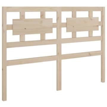 Solid Pine Bed Headboard 125.5x4x100 cm | Rustic Charm