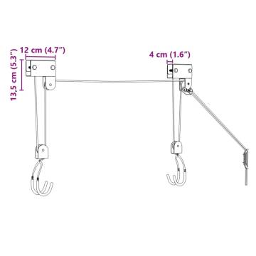 Bike Hoist with Ceiling Mount - Space-Saving Storage Solution